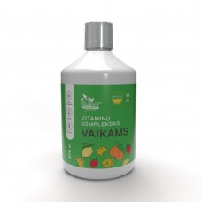 Neapstrādātu pulveru vitamīnu komplekss bērniem 500 ml